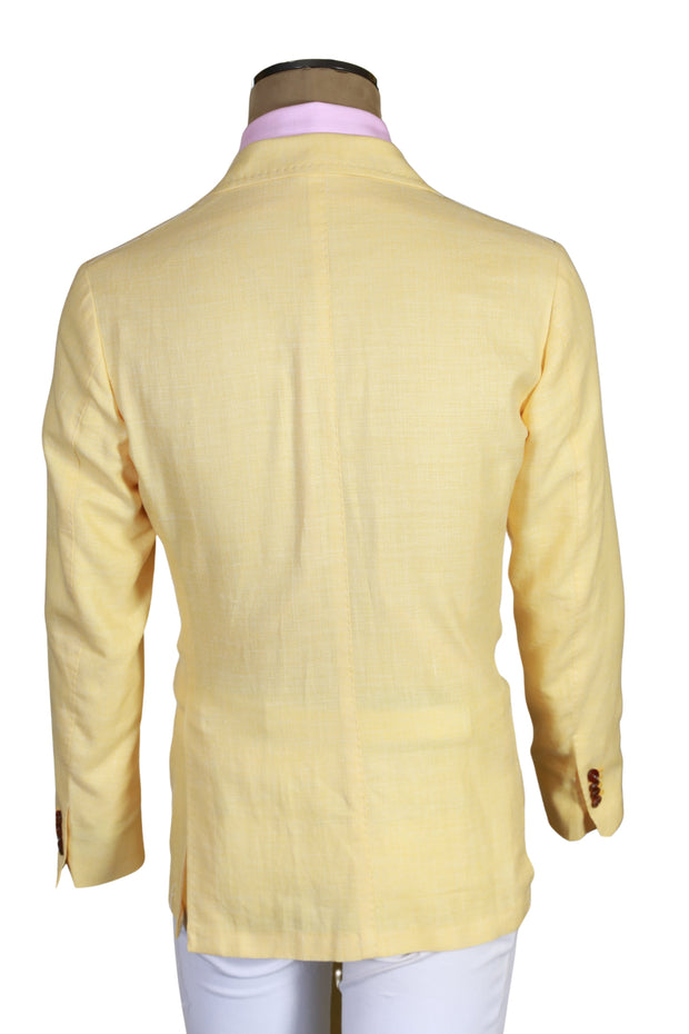 Sartorio Yellow Solid Sport Jacket