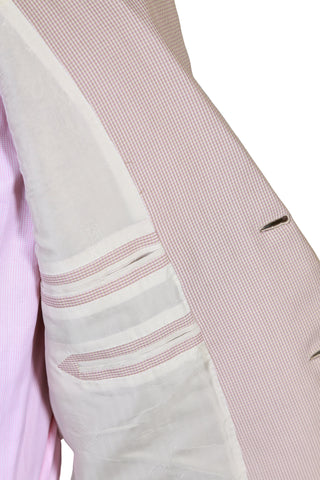 Brioni Blush Pink Nailhead Wool Sport Jacket