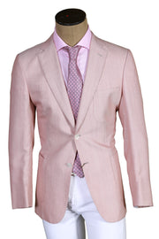 Brioni Pink Wool Sport Jacket
