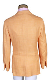 Kiton Orange Solid Sport Jacket