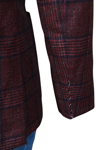 Sartorio Brown Plaid Sport Jacket