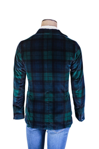 Sartorio by Kiton Green Plaid Jacket