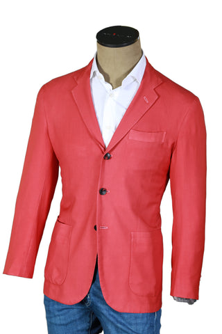 Kiton Coral Solid Cashmere Sport Jacket