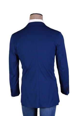 Kiton Navy-Blue Solid Nylon Sport Jacket
