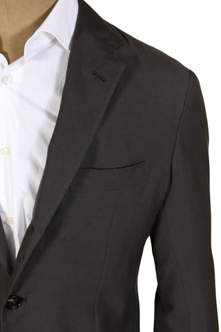 Kiton Dark-Brown Solid Jacket
