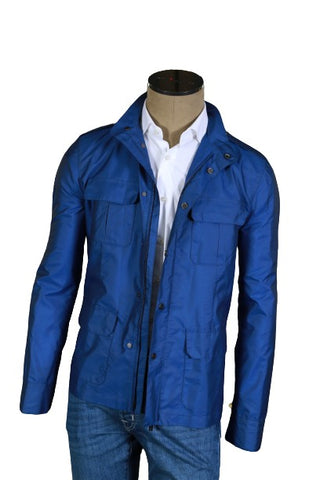 Kiton Royal Blue Solid Jacket