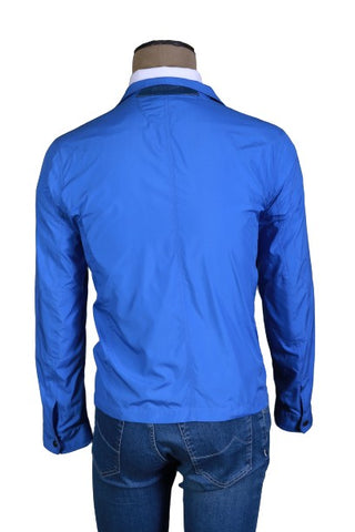Kiton Blue/ Grey Zip-Up Jacket