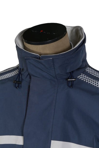 Kiton Blue/ Light-Grey Nylon-Acrylic Jacket