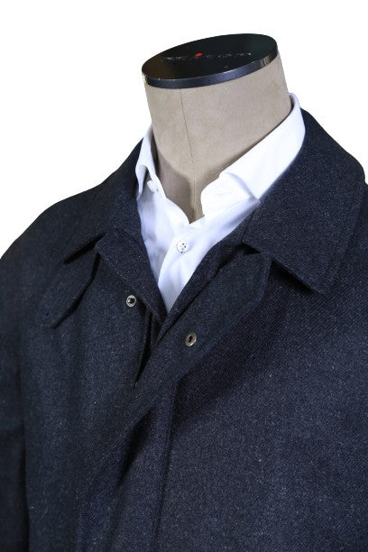 Kiton Black Cashmere Coat