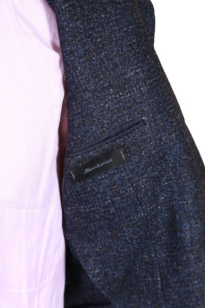 Sartorio Dark Blue-Grey Suit Jacket
