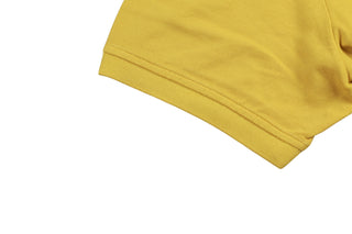 Isaia Yellow Short Sleeve Cotton Polo