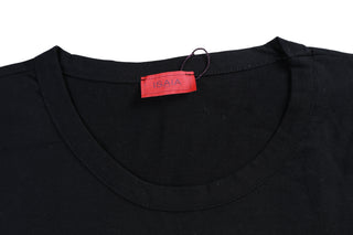 Isaia Black Short Sleeve Cotton T-Shirt