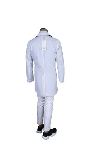 Kired by Kiton Reversible Blue/ White Raincoat