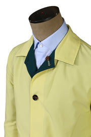 Kired by Kiton Green/Yellow Reversible Coat