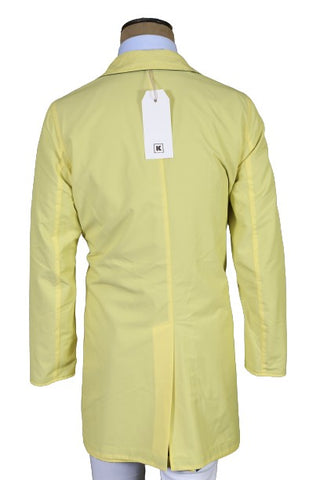 Kired by Kiton Teal/ Pale-Yellow Reversible Coat