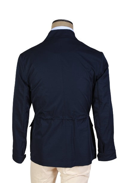 Kired by Kiton Solid Dark-Blue Jacket