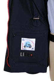 Kired by Kiton Solid Dark-Blue Jacket