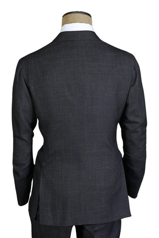 Isaia Dark-Grey Birdseye Wool Suit
