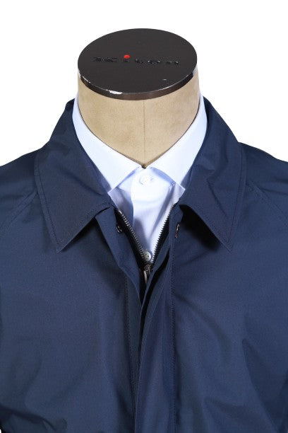 Kired by Kiton Dark-Blue Overcoat