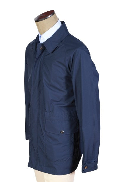 Kired by Kiton Dark-Blue Overcoat