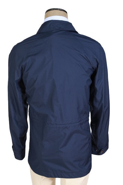 Kired by Kiton Dark-Blue Overcoat