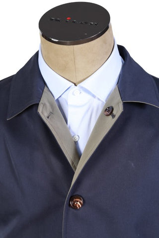 Kired by Kiton Ben Nylon Reversible Raincoat