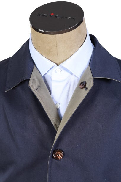 Kired by Kiton Ben Nylon Reversible Raincoat