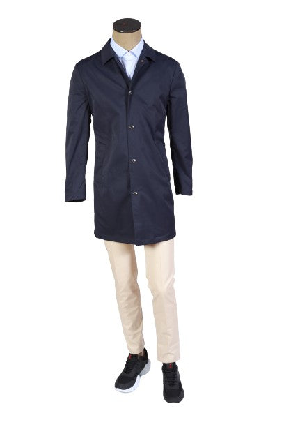 Kired by Kiton Solid Nylon Raincoat