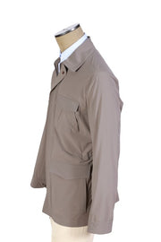 Kired by Kiton Solid Taupe Overcoat