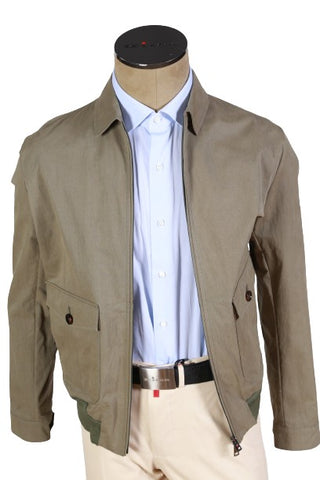 Kired by Kiton Solid Cotton Jacket