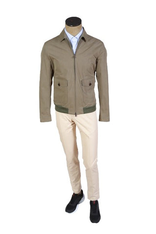 Kired by Kiton Solid Cotton Jacket