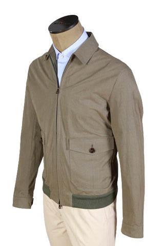 Kired by Kiton Solid Cotton Jacket