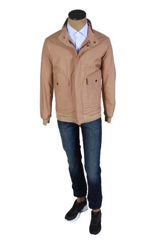 Kired by Kiton Solid Cotton Jacket