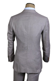 Kiton Gray Pinstripe Suit