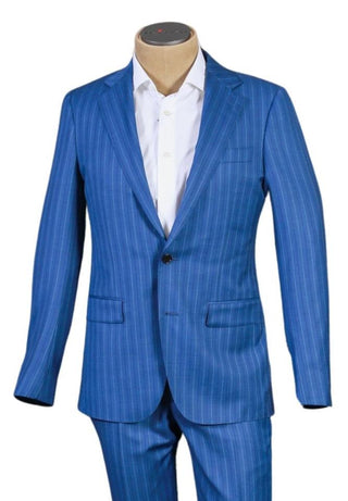 Carlo Barbera Blue Striped Super 170's Suit