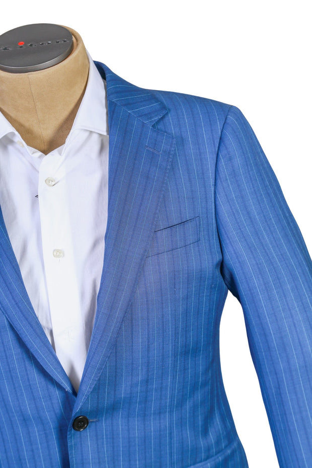 Carlo Barbera Super 170's Blue Striped Suit