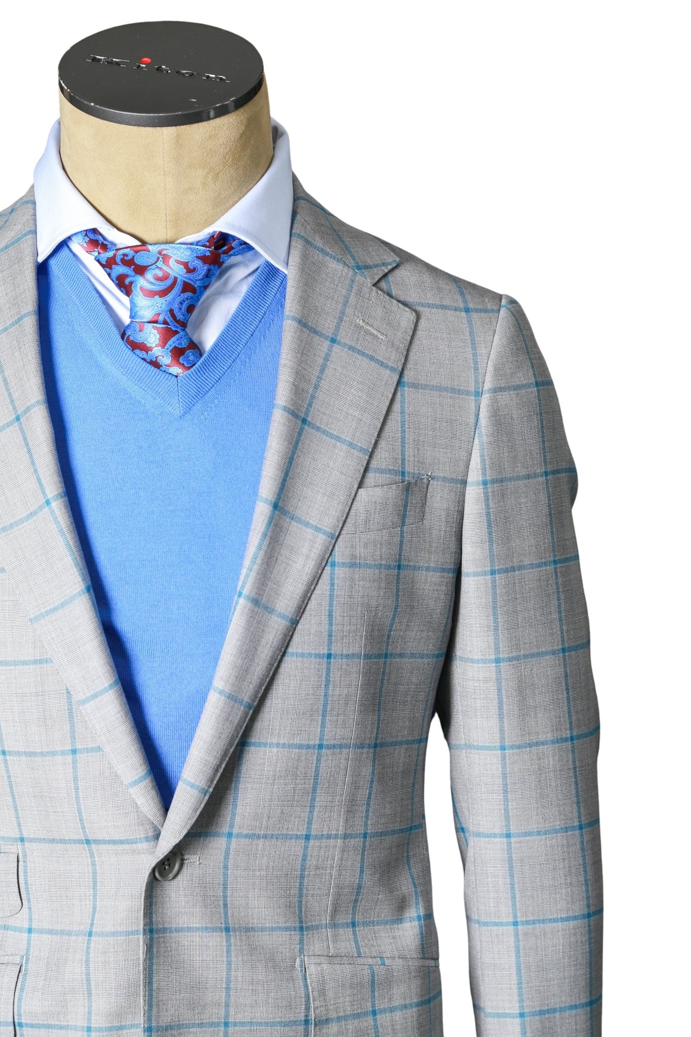 Carlo Barbera Windowpane Wool Suit (Super 170's) – Riflessi