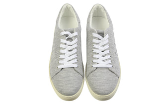 KNT by Kiton Light-Grey Lace-Up Sneakers