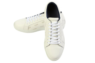Kiton White Lace-Up Sneakers