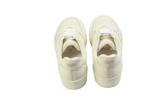 Kiton Ivory Lace-Up Sneakers