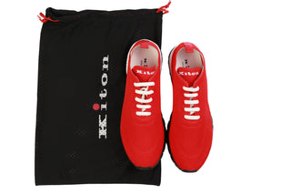 Kiton Red Runner Sneakers