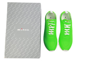 Kiton Light-Green Runner Sneakers