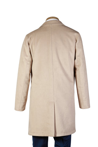 Kired by Kiton Cream/ Ivory Reversible Coat