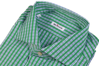 Kiton Checked Cotton Shirt
