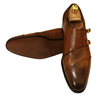 Kiton Brown Leather Dress Shoes