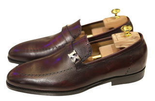 Kiton Brown Leather Dress Shoes