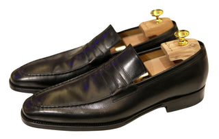 Kiton Black Leather Dress Shoes