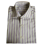 Kiton Cotton Shirt (Multi-color Stripes)
