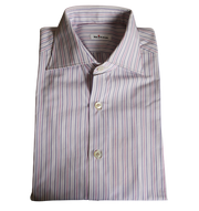 Kiton Cotton Shirt (Pink & Purple)