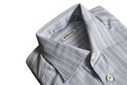 Kiton Blue Striped Shirt